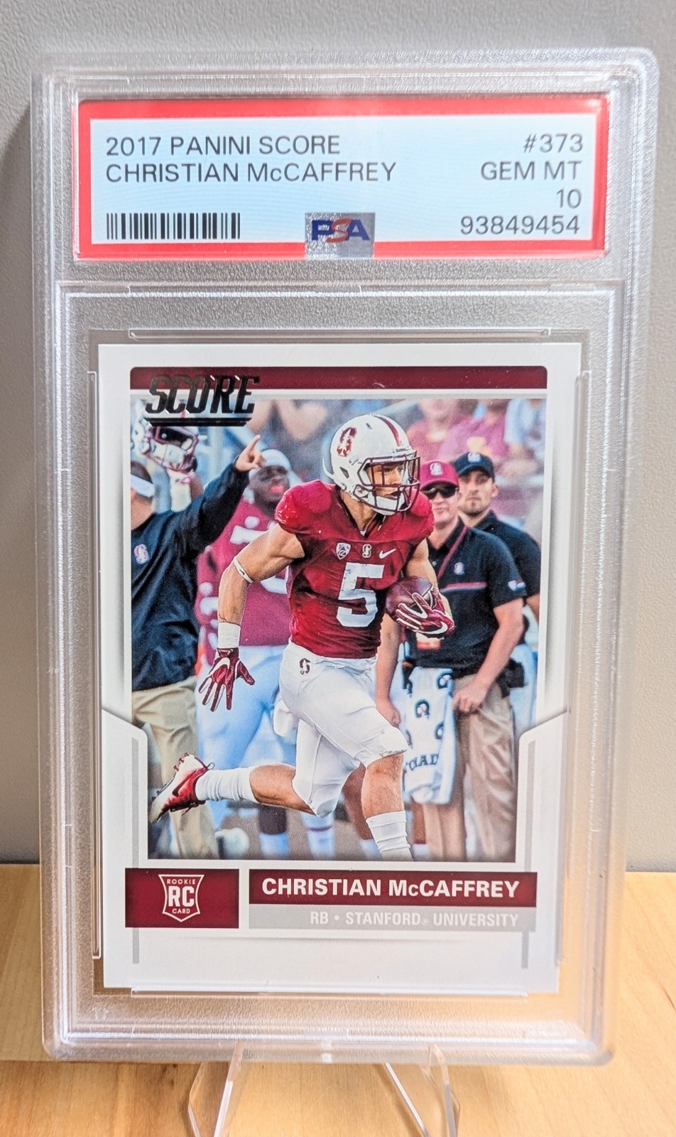 Christian McCaffrey Panini Score #373 Base