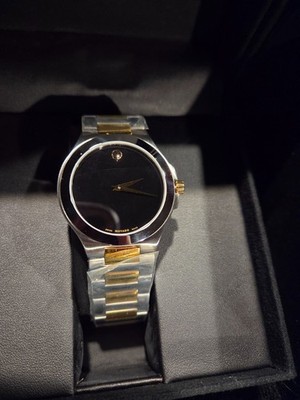 Movado Temo Black Dial Men's Watch 0607293