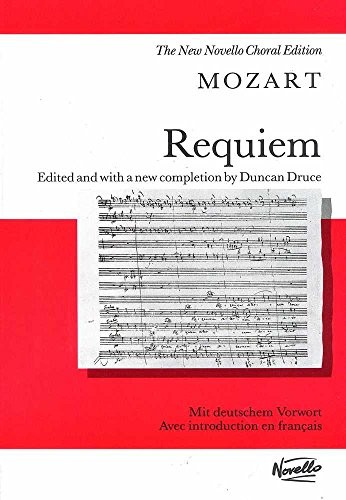 Mozart Requiem Vocal Score (New Novello Choral Edition),Mozart,D