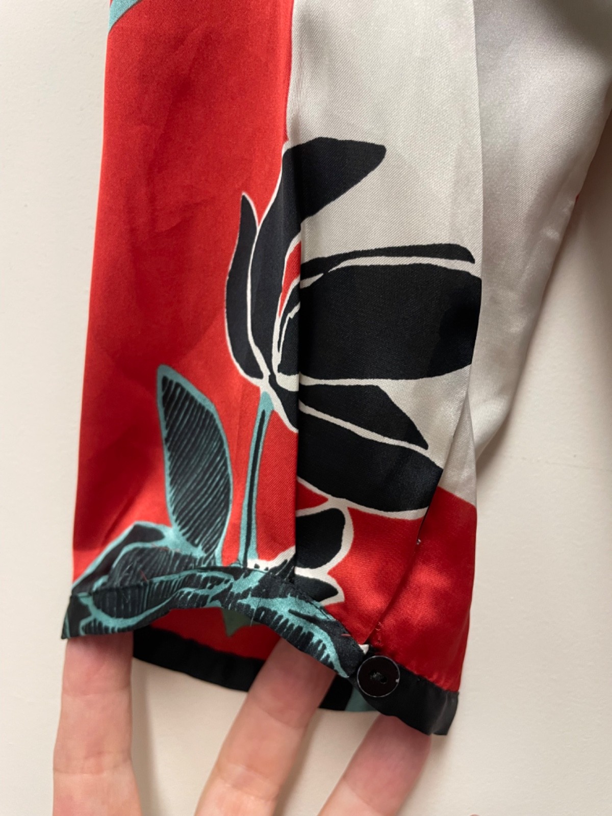 ZARA BASIC Blouse - Multicolor Polyester 3/4 Slee… - image 5