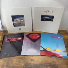 Geo Car Brochures Lot 1990 1991 1992 1993 1994 Storm Prizm Metro Tracker Geo Car Brochures Lot 1990 1991 1992 1993 1994 Storm Prizm Metro Tracker