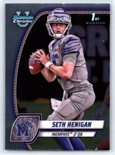 2024 Bowman University Chrome #162 Seth Henigan - Memphis Tigers