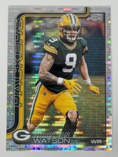 Christian Watson Pulsar Refractor 2025 Topps Chrome #112