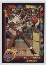 1992 Wild Card Collegiate Red Hot Rookies Stacey Augmon #6 0b3