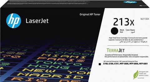 Toner HP 213X noir LaserJet authentique de qualité supérieure
