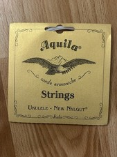 Aquila Ukulele Tenor Strings New Nylgut White Stable Intonation 4-Pack
