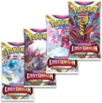 Pokemon Sword & Shield Lost Origin | 4 Booster Packs | eBay
