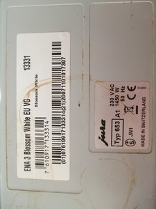 Jura Ena 3 Blossom White Pumpe Wasserpumpe Invensys