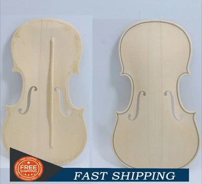 SIEMONIC Tapa de violín hágalo usted mismo madera de abeto violín madera reparación montaje violines tono madera