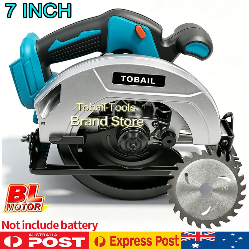 Cordless Brushless 185mm 7'' LXT Circular Saw Body Fits For MAKITA 18V Battery