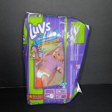 2009 Luvs Blue  s Clues Ultra Absorbent Size N Newborn 4-10 Pounds 38 Diapers