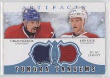 2012 Artifacts Tundra Tandems Dual Jerseys Blue Tomas Plekanec Lars Eller 00ta