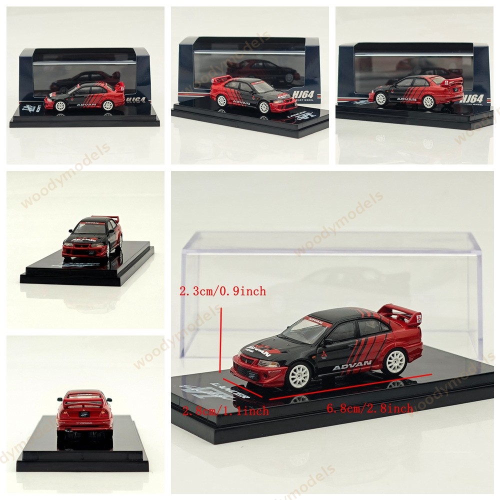 Hobby Japan 1/64 Mitsubishi Lancer RS Evolution VI (CP9A) 2000  RALLIART Diecast
