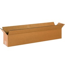 24x4x4 Long Corrugated Boxes, Long, 24L x 4W x 4H, Pack of 25 , Packaging, ...
