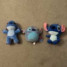 Ty Beanie  Jazwares Disney Stitch Plush Lot Of 3