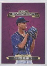 2021 Panini Diamond Kings Debut Diamond Kings Triston McKenzie #DDK-CI 0xu1