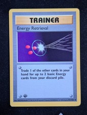 Energy Retrieval [1st Edition] #81 Prices | Pokemon Base Set