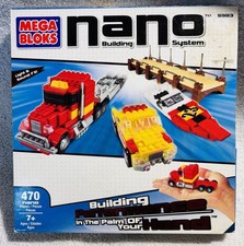 SISTEMA DE CONSTRUCCIÓN NANO MEGA BLOQUES - 5983 - Off Shore Racing - 470 piezas - 7+
