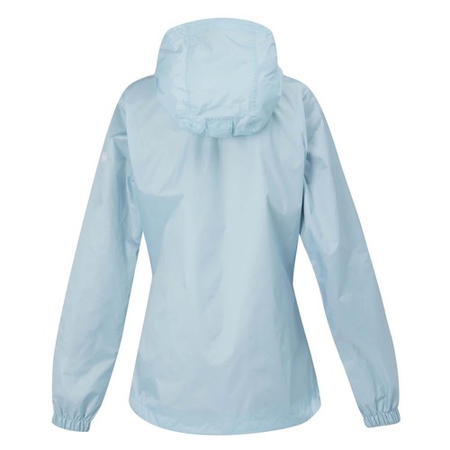 Damen Mantel Regatta Corinne IV wasserdichte packbare Jacke in blau - Bild 2 von 3