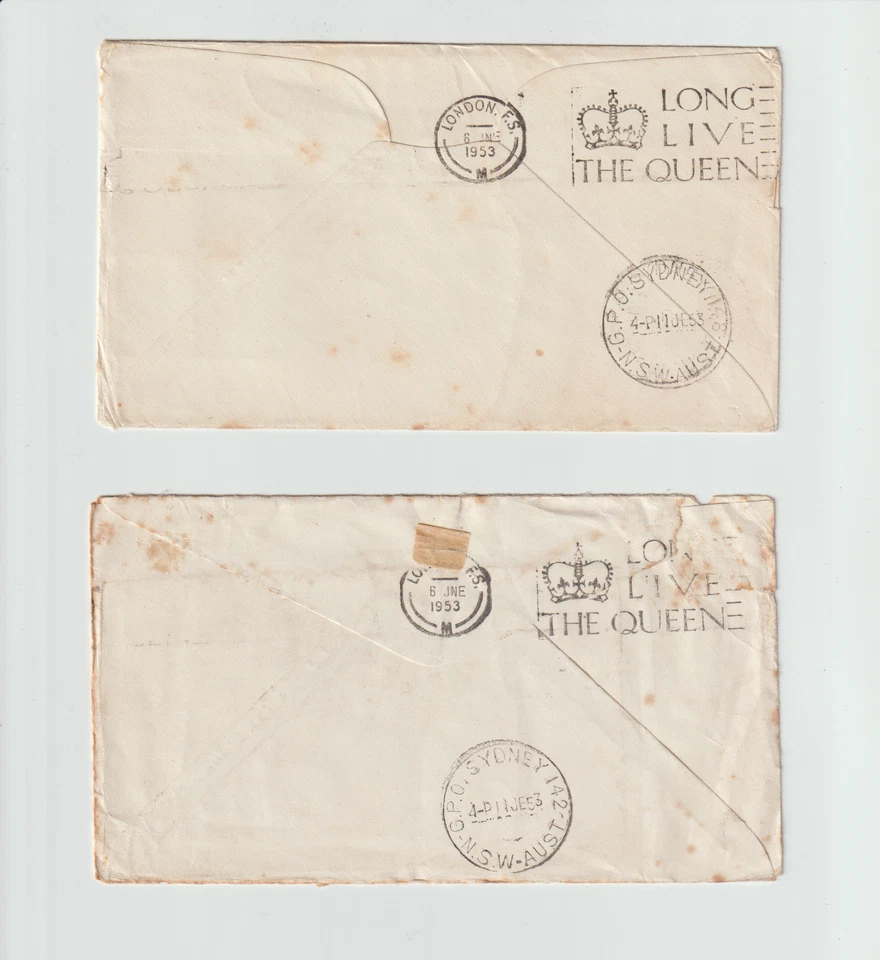 Queen Elizabeth II Coronation Envelopes and Stamps - Image 2 of 2