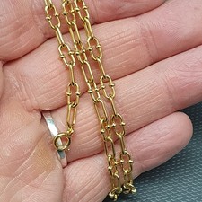 BIJOU - Belle chaine collier plaqué or Longueur 49 cm #67