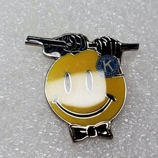 Kiwanis International Lapel Pin Enamel Walmart Smiley Mascot Mission Impossible