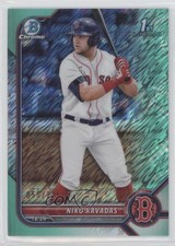 2022 Bowman Chrome Prospects Aqua Shimmer Refractor 56/125 Niko Kavadas s3g
