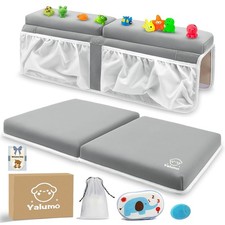 Bath Kneeler and Elbow Rest Pad Set for Baby Bathtub, Thick Non-Slip Bathing ...