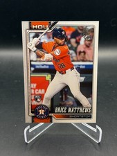 2026 Topps Series 1 BRICE MATTHEWS Rookie Base #132 Astros