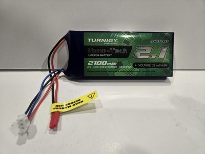 Turnigy nano-tech 2100mAh 2S 20C Extra Thin 6.6V LiFePO4 Battery w/JST