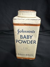 Vintage Johnson's Baby Powder 9oz Johnson  Johnson New Brunswick NJ HAS POWDER