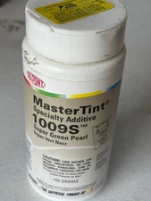 (1) BRAND NEW 150 GRAM BOTTLE OF CROMAX AXALTA 1009S SUPER GREEN PEARL LOW VOC