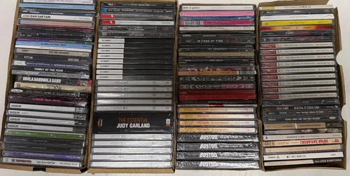 MIXED CD JOB LOT X 1000 UNITS+ WHOLESALE BULK ROCK POP - NEW SEALED - NEW TITLES