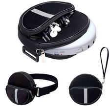 Waterproof Portable CD Player Case with Adjustable Strap  3 Compartments - Trav