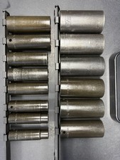 Snap-on 12 Drive 6pt Point Deep Impact Socket Set 12 1-516 Set Of 14 Snap-on 12 Drive 6pt Point Deep Impact Socket Set 12 1-516 Set Of 14