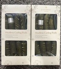 YANIBEST Heatless Hair Curlers Soft Silk Ribbon Curling Rods in Green