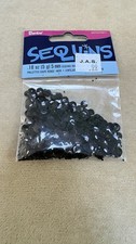 Darice Black 5mm Round Sequins 0.18 oz (5 g), MPN 104-390