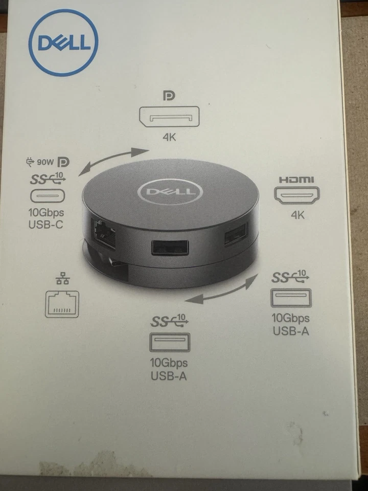 6-in-1 USB-C Multiport Adapter Adaptateur Multiport USB C Adapter , Ship From CA - Image 2 of 2