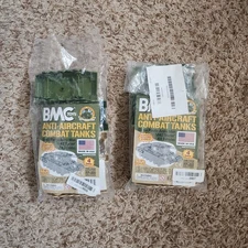 BMC Toys Anti-Aircraft Combat Tanks 1:48 Scale 4 Tanks M42 Duster AA Vehicles