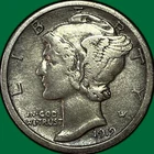 1919-D Mercury Dime Choice Very Fine VF+/XF Coin #36638