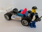 LEGO Jack Stone Police Cruiser 4600 Complete Figure 4 Juniors 2001 Vehicle