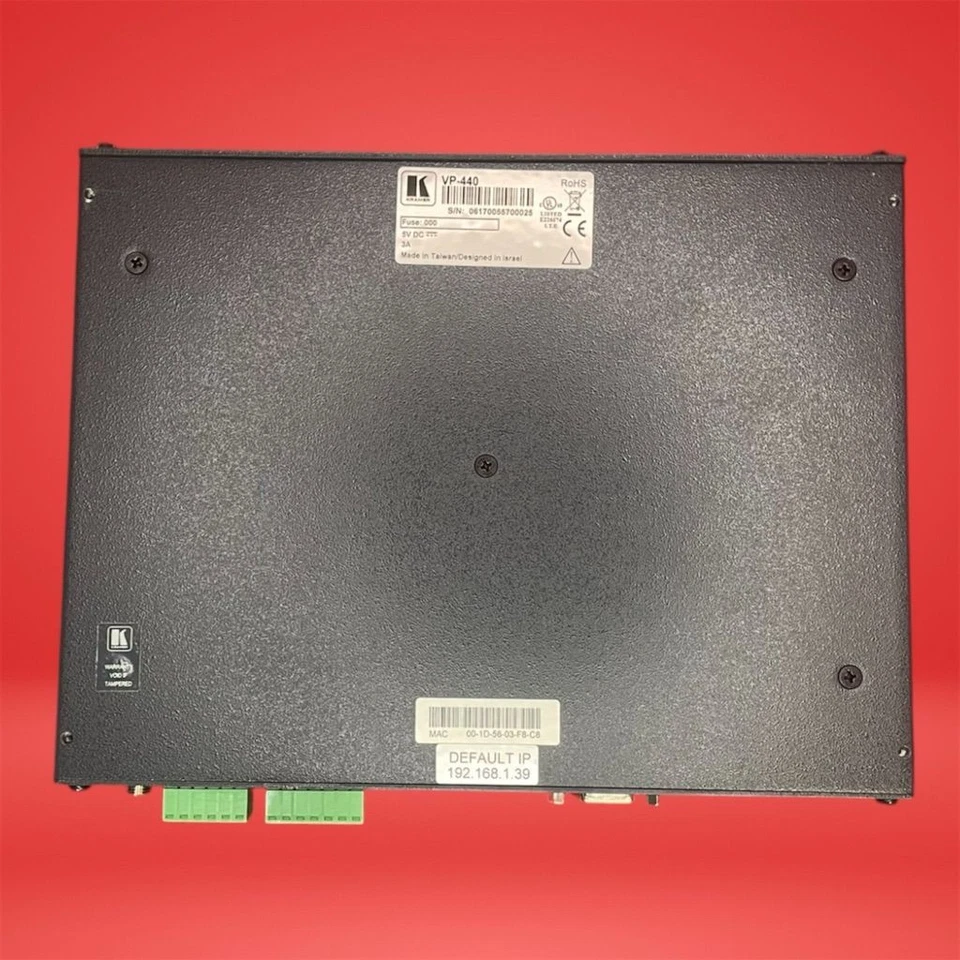 Kramer VP-440 Presentation Switcher/Scaler Black HDMI/PC Audio Inputs - Image 4 of 4