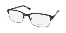 NEW NAUTICA N9104 EYEGLASS FRAME 325 METAL  PLASTIC FULL-RIM MENS BROWLINE