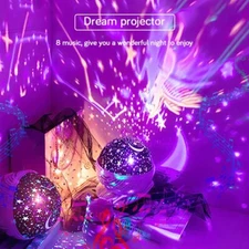 Christmas Decoration Light Star Projector Sky Galaxy Gift Music New year