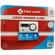 2 NEW First Alert Carbon Monoxide Alarm Multi-Function Digital Display 10 YR 