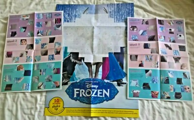 Disney Frozen unbenutztes Sticker Set + leere Wallchart (Change 4 Life Aktion)