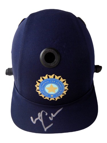 Signed VVS Laxman India Cricket Helmet - Proof COA - Picture 2 of 6