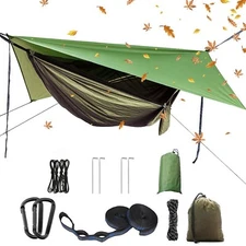 Portable Camping Hammock Set,Single Double Hammock,Insect-Proof net... Fast Ship