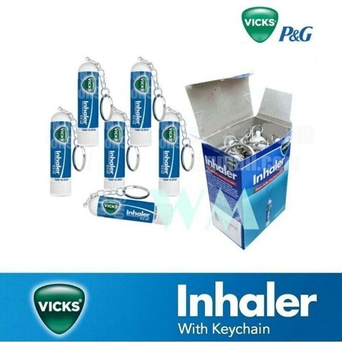 Lot De 2 Inhalateurs Vicks - Soulagement Congestion Nasale Et Rhume - Menthol Et Camphre - Taille Voyage - Neuf