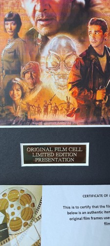 Filmrollenausschnitt CellDisplay Indiana Jones Kingdom Of... Limitierte Merch - Picture 5 of 8